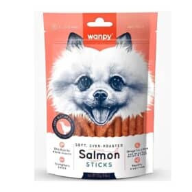 Wanpy Oven Roasted Salmon Sticks Dog Treats