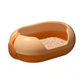 Smartypet Semi-closed Litter Pan Cat litter with box