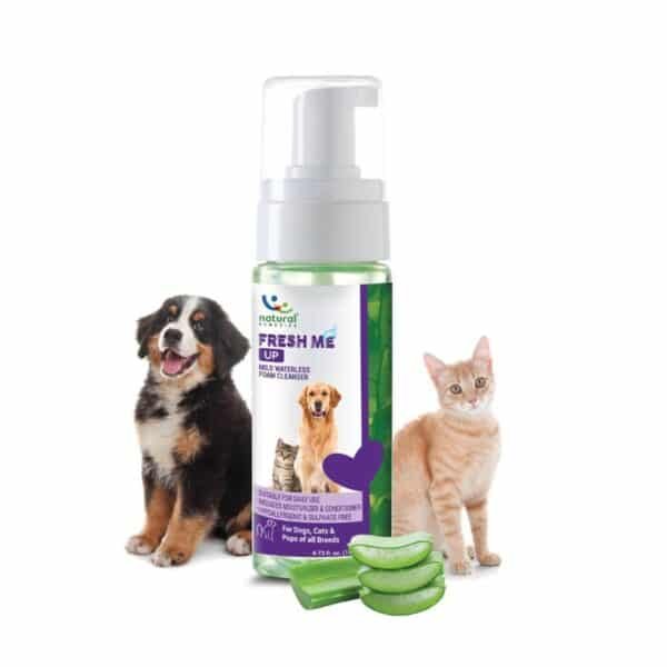 Fresh Me Up Waterless Foam Cleanser Dry Shampoo for Dogs
