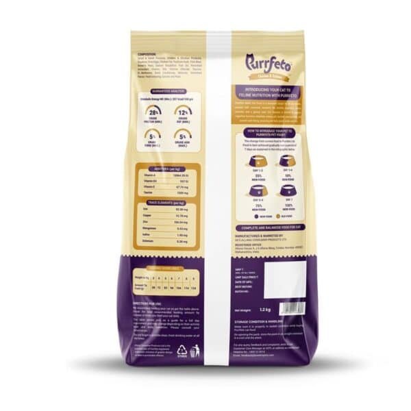 Purrfeto Chicken & Salmon Adult Dry Cat Food