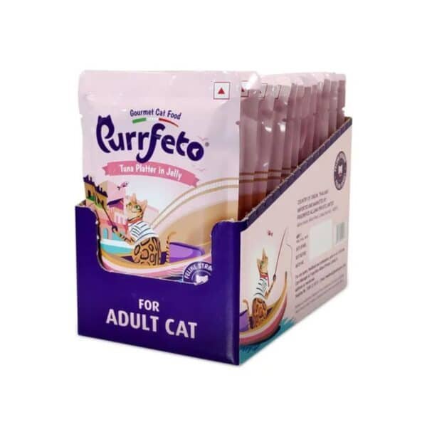 Purrfeto Tuna Platter in jelly Adult Gravy Cat Food