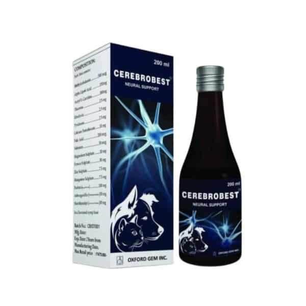 Oxford Gem Cerebrobest Neural Support Pet Syrup 200ml