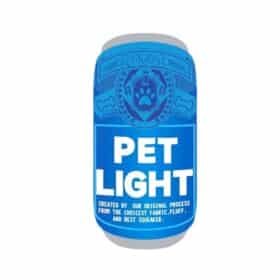 Pet Light Beer Can Soft Squeaky Plush Dog Toy