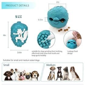 Petopia Pine Cone Pet Treat Dispensing Dog Toy