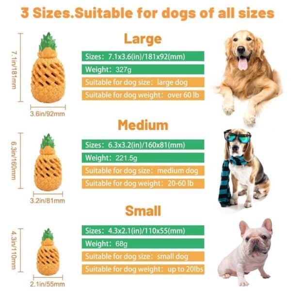 Petopia Pineapple Chew Toy for Dogs