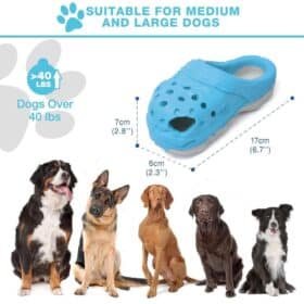 Petopia Slipper Bite Resistant Rubber Dog Chew Toy
