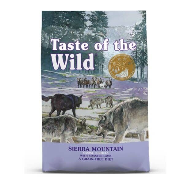 Taste of the Wild Sierra Mountain Canine Recipe with Roasted Lamb Dog Dry Food