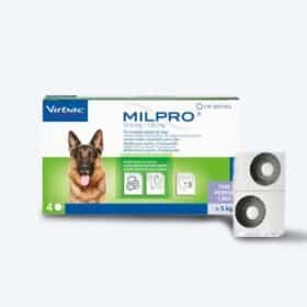 Virbac MILPRO Dewormer Tablet for Large Dogs