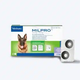 Virbac MILPRO Dewormer Tablet for Large Dogs