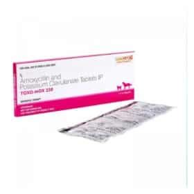 Toxo Mox Amoxycillin Tablets for Dogs & Cats 250mg