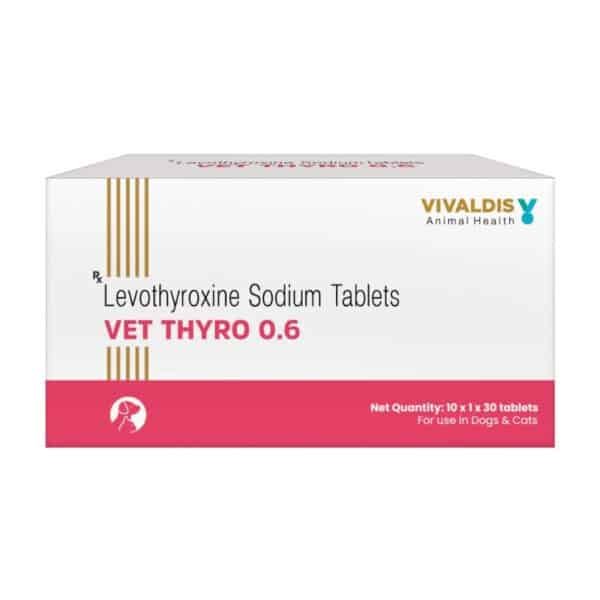 Vivaldis Vet Thyro 0.6 Tablets for Dogs and Cats