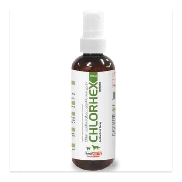 Savavet Chlorhex (Chlorhexidine) Spray for Dogs & Cats