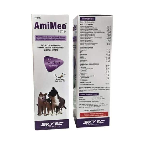 Skyec Amimeo Syrup Growth Supplement for Cats