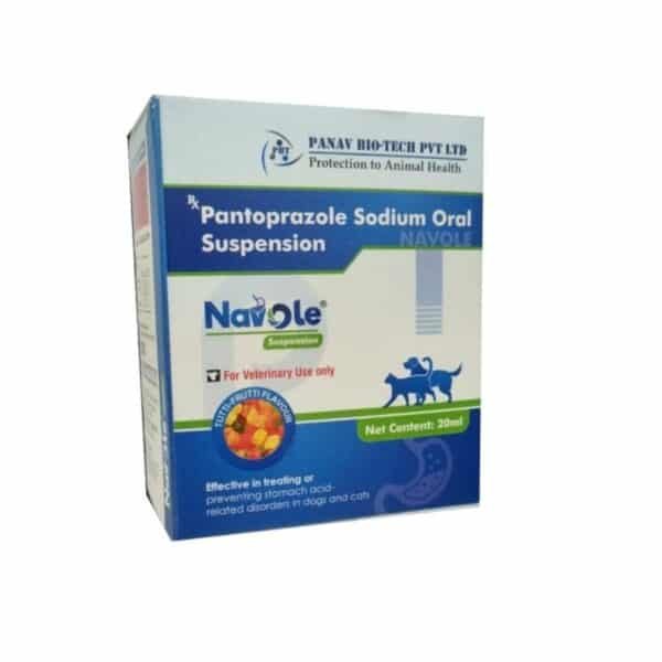 Navole Pantoprazole Sodium Oral Suspension 20ml for Dogs & Cats