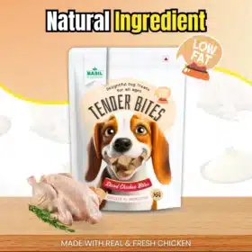 Basil Tender Bites Diced Chicken Premium Dog Treat