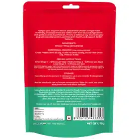 Drools Dehydrated Real Chicken Wing Chews Treat for Dogs