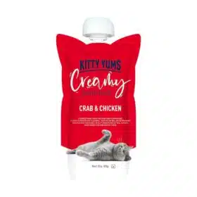 Kitty Yums Lickable Real Crab & Chicken Creamy Cat Treat