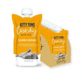 Kitty Yums Lickable Real Salmon & Skipjack Creamy Cat Treat