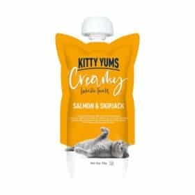 Kitty Yums Lickable Real Salmon & Skipjack Creamy Cat Treat