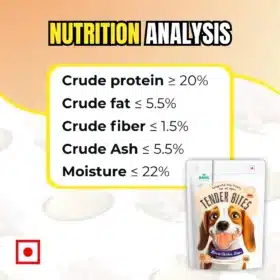 Basil Tender Bites Rice Chicken Strips Premium Dog Treat