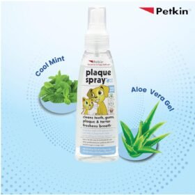 Petkin Cool Mint Plaque Spray for Dogs & Cats