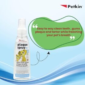 Petkin Cool Mint Plaque Spray for Dogs & Cats