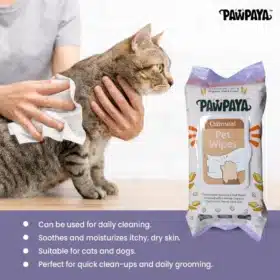 Abk Pawpaya Oatmeal Pet Wipes 100 Pull Pack
