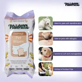Abk Pawpaya Oatmeal Pet Wipes 100 Pull Pack