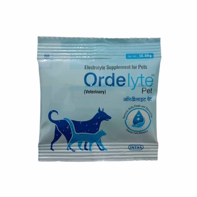 Intas Ordelyte Pet ORS 20 sachets for Dogs & Cats
