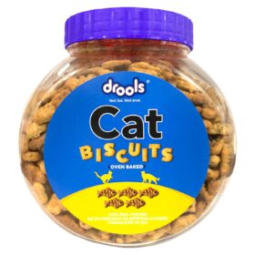 Drools Adult Cat Treat Biscuits 400g Jar