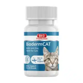 Biodermdog Biotin and Zinc 0.3mg Tablet for Cats