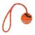 TRIXIE Wavy Ball on a Rope Natural Rubber Toy