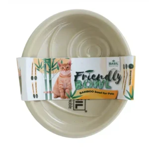 Basil Bamboo Bowl for Cats