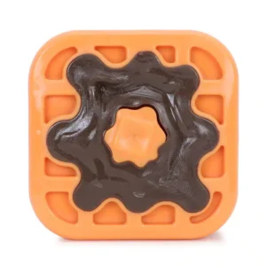 Basil Waffle with Nylon Chocolate Chew Toy for Dogs & Puppies
