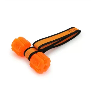 Basil Dumbbell Treat Toy with Rope for Dog & Puppy