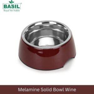 Basil Melamine Solid Bowl Wine for Dogs