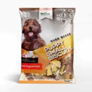 Basil Puppy Biscuits Bone Shaped Real Chicken