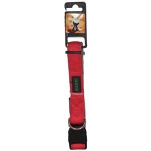 Basil Padded Collar for dogs - Red