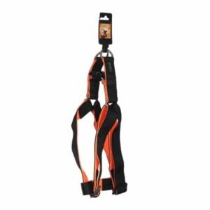 Basil Padded Harness for Dogs & Puppies (Black)