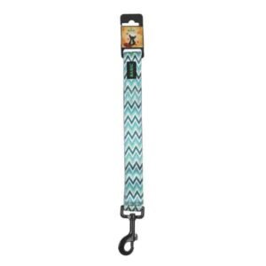 Basil Printed Padded Leash for Dogs - Green