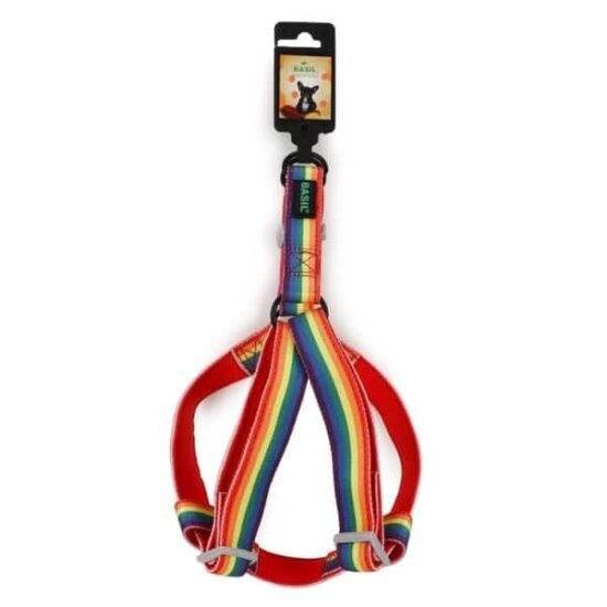 Basil-Printed-Rainbow-Color-Padded-Harness.jpg Basil-Printed-Rainbow-Color-Padded-Harness.jpg