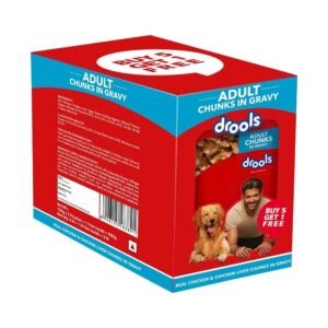 Drools Real Chicken & Chunks Liver in Gravy Adult ( 5+1)