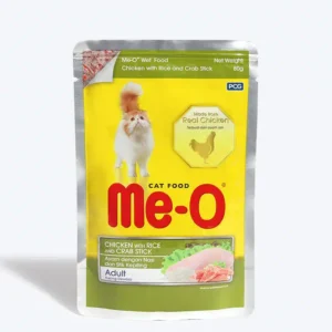 Me O Chicken with Rice & Crab Stick Adult Cat Wet Food