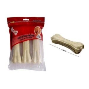 PetenCare Pressed Bones 6 inch Dog Chew Treat
