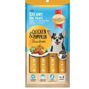 SmartHeart Creamy Treats Chicken & Pumpkin for Dogs