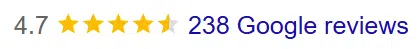 google rating