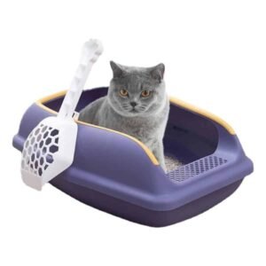 Smarty Pet Plastic Cat Litter Tray With Scooper