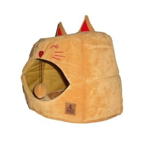 Smarty Pet Velvet Yellow Cat House