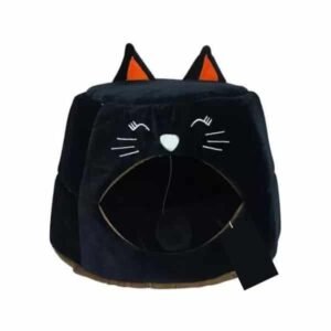 Smarty Pet Velvet Black Cat House