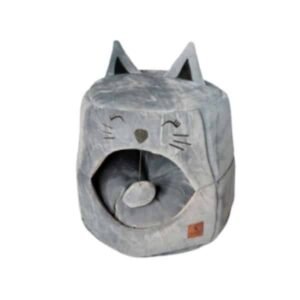 Smarty Pet Velvet Grey Large Cat House
